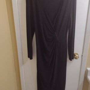 Joseph Ribkoff Faux Wrap Midi dress